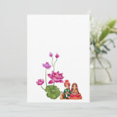 蓮の花、ブライド&グルーム メニュー (スタンド正面)