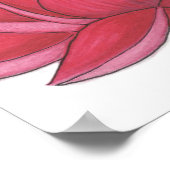 蓮の花 ポスター (角)