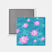 蓮の花 マグネット (正面/裏面)