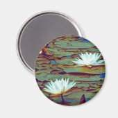 蓮の花 マグネット (正面/裏面)