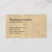 蓮の花 | ヨガインストラクター 名刺 (裏面)