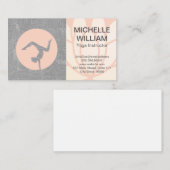 蓮の花 | ヨガスタジオロゴ 名刺 (正面/裏面)