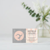 蓮の花 | ヨガスタジオロゴ 名刺 (スタンド正面)