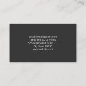 蓮の花/ヨガポーズパンチカード ロイヤリティカード (裏面)