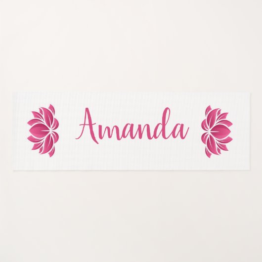 蓮の花 ヨガマット (正面(横))