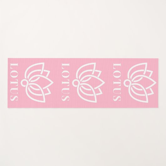 蓮の花 ヨガマット (正面(横))