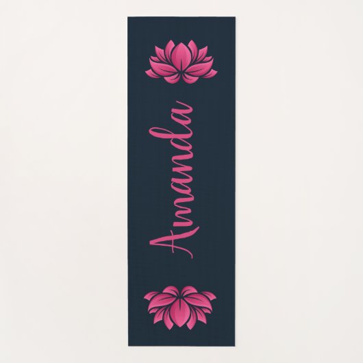 蓮の花 ヨガマット (正面)