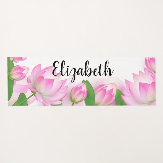 蓮の花 ヨガマット (裏面(横))