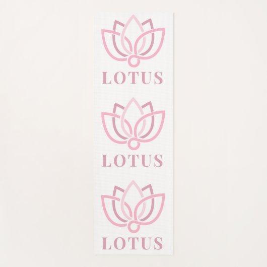 蓮の花 ヨガマット (正面)