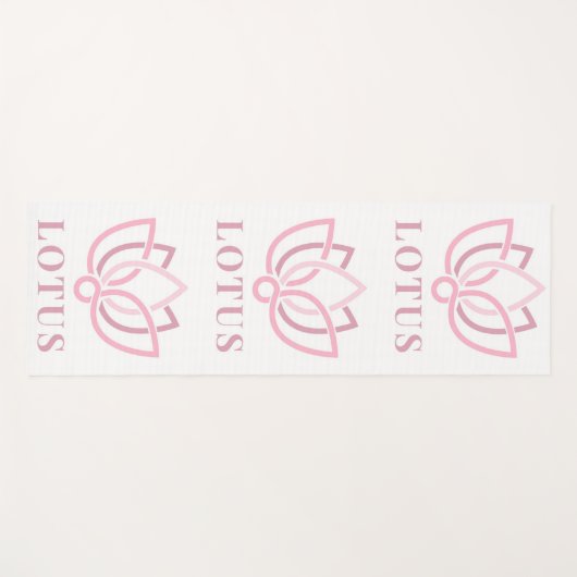 蓮の花 ヨガマット (正面(横))