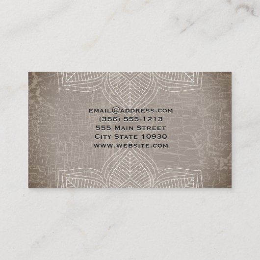 蓮の花 |ヨガ先生 | Yoga Studio 名刺 (裏面)