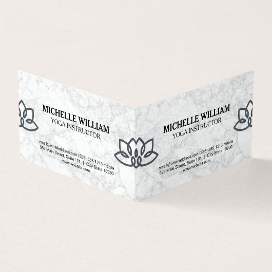 蓮の花 |ヨガ先生 | Yoga Studio 名刺 (外部)