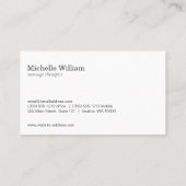 蓮の花 |ヨガ 名刺 (裏面)