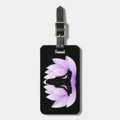 蓮の花 ラゲッジタグ (正面縦)