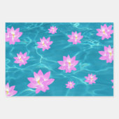 蓮の花 ラッピングペーパーシート (正面)