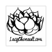 蓮の花 ラバースタンプ (インプリント)