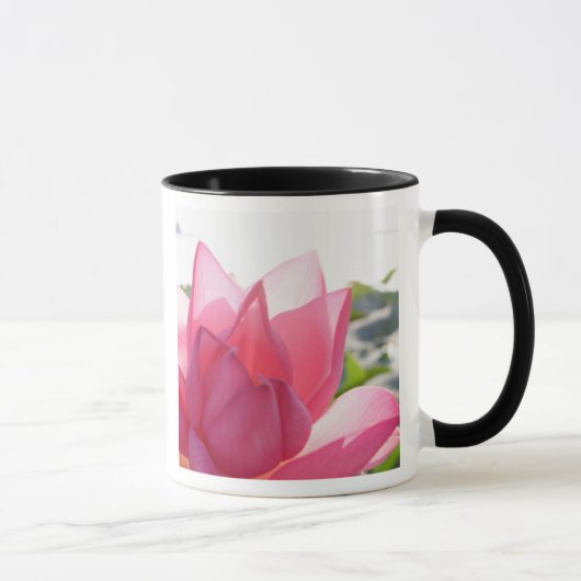 蓮の花 全開 マグカップ (右)