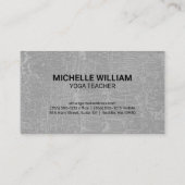 蓮の花 |割引 名刺 (裏面)