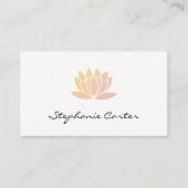 蓮の花 名刺 (正面)