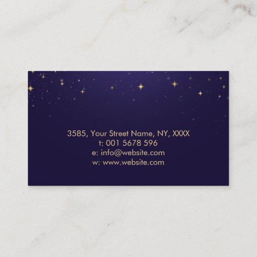 蓮の花 名刺 (裏面)