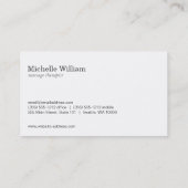 蓮の花 名刺 (裏面)