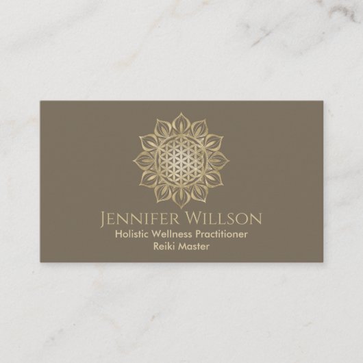 蓮の花 名刺 (正面)