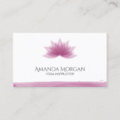 蓮の花 名刺 (正面)