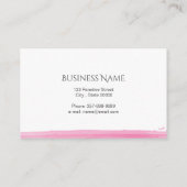 蓮の花 名刺 (裏面)