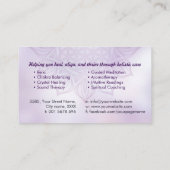 蓮の花 名刺 (裏面)