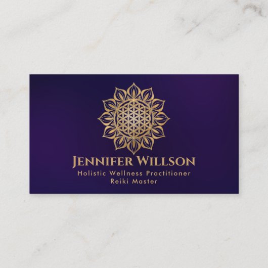 蓮の花 名刺 (正面)