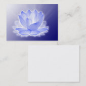 蓮の花 名刺 (正面/裏面)