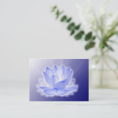 蓮の花 名刺 (スタンド正面)