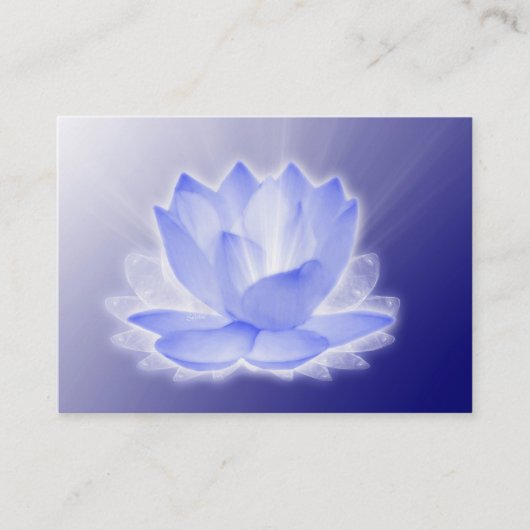 蓮の花 名刺 (正面)