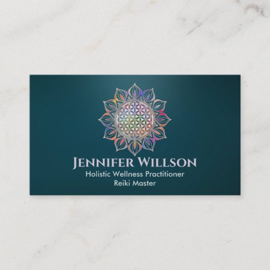 蓮の花 名刺 (正面)