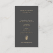 蓮の花 名刺 (裏面)