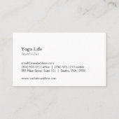 蓮の花 名刺 (裏面)