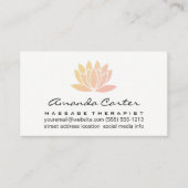 蓮の花 名刺 (正面)