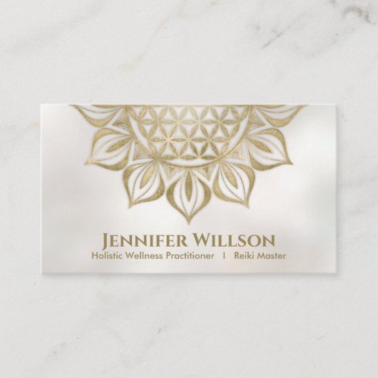 蓮の花 名刺 (正面)