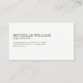 蓮の花 |手 |ヨガインストラクター 名刺 (裏面)