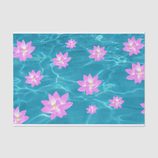 蓮の花 薄葉紙 (正面)