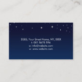 蓮の花 – 青い瑪瑙ゲード 名刺 (裏面)