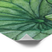 蓮の花#4ポスタープリント ポスター (角)