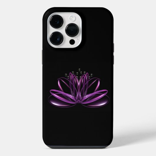 蓮の花 iPhoneケース (裏面)
