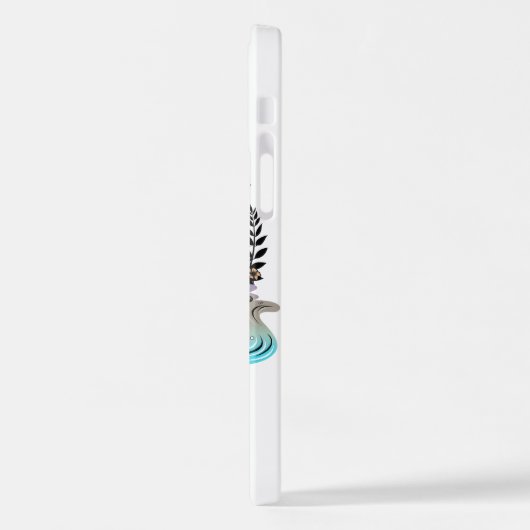 蓮の花 iPhoneケース (左側面)