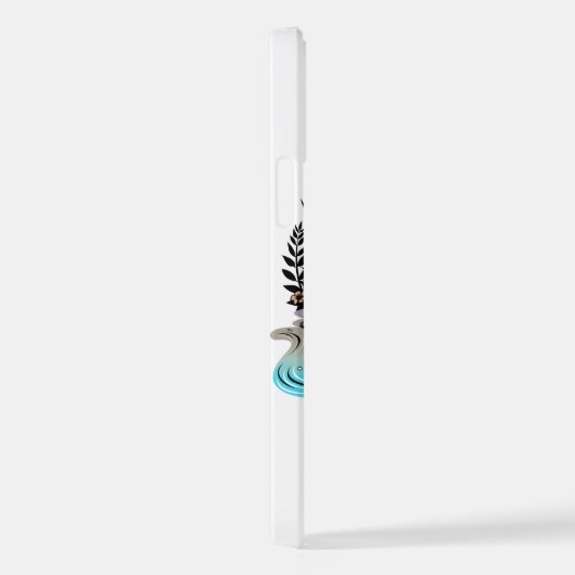 蓮の花 iPhoneケース (右側面)