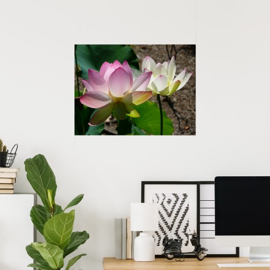 蓮の花I ポスター (ホームオフィス)