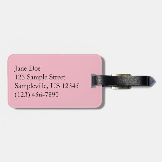 蓮の花I ラゲッジタグ (裏面横)