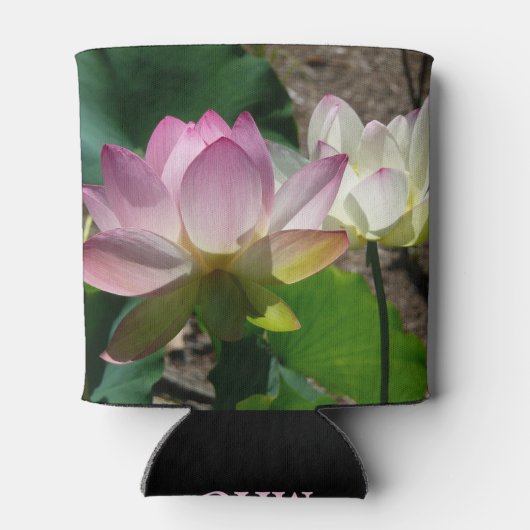 蓮の花I 缶クーラー (裏面)