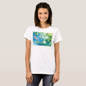蓮の葉の間の鯉 Tシャツ (正面フル)