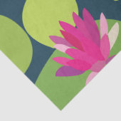 蓮の葉 ピンクの蓮の花 フローラル 薄葉紙 (詳細)